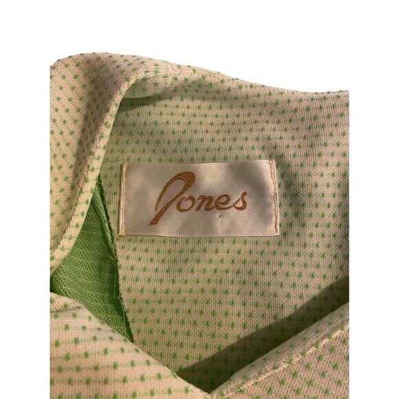 Jones 3/4 Sleeve Maxi Dress Green Size 8 Vintage Retro Minimalist 60s Mod Boho - Picture 3 of 15